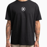 HURLEY TEE - EXPLORE CIRCLE TEE / BLACK