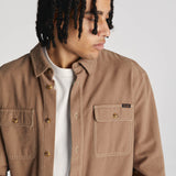 WRANGLER OVERSHIRT - TRADE OVERSHIRT / FELT BROWN