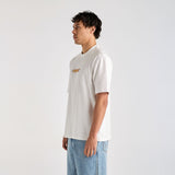 WRANGLER TEE - FOSSIL STACKER TEE / WHITE