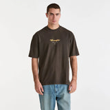 WRANGLER - NORTH ELM SLACKER TEE - WORN BLACK
