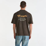 WRANGLER - NORTH ELM SLACKER TEE - WORN BLACK
