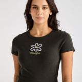 WRANGLER TEE - DAISY STAPLE RIB TEE / DARK SLATE