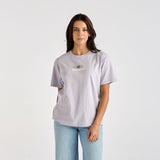 WRANGLER TEE - DAISIES RELAXED TEE / LILAC