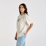 WRANGLER TEE - DAISY TEARS SLOUCH TEE / GREY MARLE