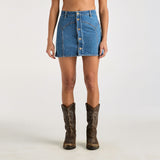 WRANGLER SKIRT - KANSAS MINI SKIRT / KENTUCKY BLUE
