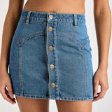WRANGLER SKIRT - KANSAS MINI SKIRT / KENTUCKY BLUE