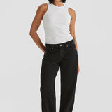 WRANGLER LOW BELLA BAGGY JEANS/BLACK ROCK