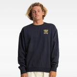 HURLEY CREW - SUPPLY GOODS CREW FLEECE / AFTER MIDNIGHT