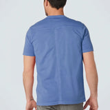 NO EXCESS TEE - GRANDDAD GARMENT DYED STONE WASHED TEE / WASHED BLUE