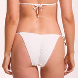 HEAVEN BIKINI - KYLIE TIE SIDE PANT / WHITE