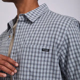 WRANGLER S/S SHIRT - BOXCAR SHIRT / CONCRETE SKY