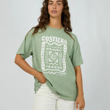 ALL ABOUT EVE TEE - COSTIERA RELAXED  / SAGE
