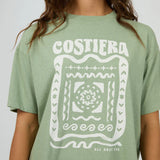 ALL ABOUT EVE TEE - COSTIERA RELAXED  / SAGE