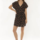 SISSTR DRESS - DOHENY SS WOVEN DRESS / BLACK