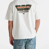 WRANGLER DURABLE SLACKER TEE-VINTAGE WHITE