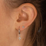 MIDSUMMER STAR EARRINGS - CROSS SLEEPERS