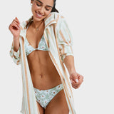 ROXY COVER UP -NEW BLUE RIPTIDE/STRIPE