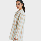 ROXY COVER UP -NEW BLUE RIPTIDE/STRIPE