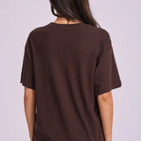ALLABOUTEVE RELAXED TEE-FIORI FRESCHI/BROWN