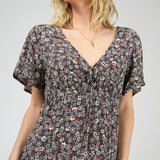 ALL ABOUT EVE DRESS - CARRIE MINI DRESS / PRINT