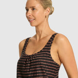 SEA LEVEL - RIPTIDE BLOUSON TANK MULTIFIT SINGLET TOP / BLACK