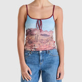 WRANGLER TANK TOP - DESERT FLOWER CAMI