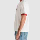 WRANGLER GAS RINGER TEE- VINTAGE WHITE