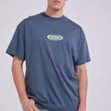RUSTY TEE-IRIE EYE SHORT SLEEVE/CHINA BLUE