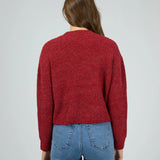 JORDANA KNIT SCARLET ALL ABOUT EVE