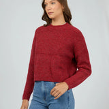 JORDANA KNIT SCARLET ALL ABOUT EVE