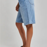 LEE SHORTS - LOW SLOUCH CROTCH JORT / CRYSTAL BLUE