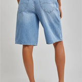 LEE SHORTS - LOW SLOUCH CROTCH JORT / CRYSTAL BLUE