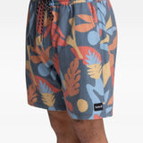 HURLEY VOLLEY - BEACH FLOW BOARDSHORT / TOTAL ECLIPSE