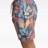 HURLEY VOLLEY - BEACH FLOW BOARDSHORT / TOTAL ECLIPSE