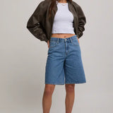 WRANGLER DENIM SHORTS - MID FARRAH / INFINITE BLUE