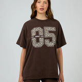 ALL ABOUT EVE - NICO RELAXED TEE / BROWN