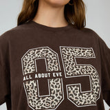 ALL ABOUT EVE - NICO RELAXED TEE / BROWN