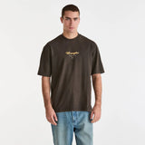 WRANGLER - NORTH ELM SLACKER TEE - WORN BLACK