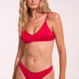 HEAVAN SWIMWEAR - MADELINE TOP / RED