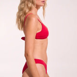 HEAVAN SWIMWEAR - MADELINE TOP / RED
