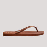 HAVAIANAS SLIM SQUARE LOGO POP UP -RUST