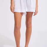 SEA LEVEL - SUNSET BEACH SHORTS WHITE