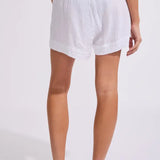SEA LEVEL - SUNSET BEACH SHORTS WHITE