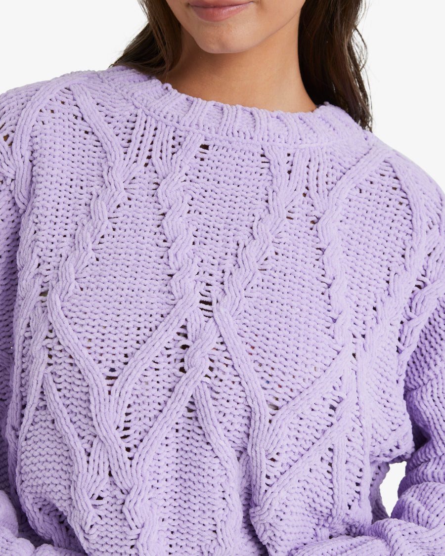 BILLABONG KNIT - ONLY MINE SWEATER / PEACEFUL LILAC
