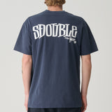 SDOUBLE - T-SHIRT - DESIGN BY / WASHED NAVY