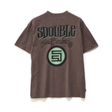 S DOUBLE TEE - COMBO PLATTER TEE / WASHED CHOCOLATE