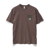 S DOUBLE TEE - COMBO PLATTER TEE / WASHED CHOCOLATE