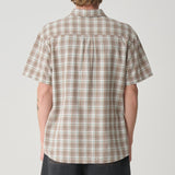 S-DOUBLE S/S SHIRT - BLEND CHECK SHIRT