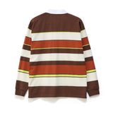 S DOUBLE POLO SHIRT - VARIAGATED STRIPE RUGBY