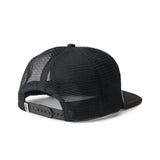 S-DOUBLE CAP - MID BLOCK FOAM TRUCKER / BLACK